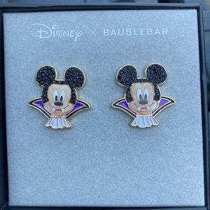New Disney X Baublebar Mickey Mouse vampire earrings